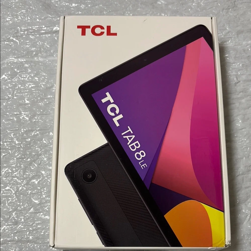 TCL Black Tablet Sleek Design with Vibrant Display